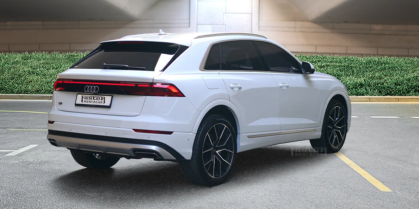 Audi Q8 Back Side View